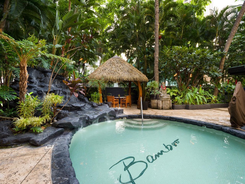 Vacation rental pool at Bamboo Waikiki